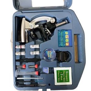 กล้องจุลทรรศน์ 1200X แบบออปติคอล สำหรับการวิจัยทางวิทยาศาสตร์และการสอน วัสดุพลาสติก พร้อมสไลด์และอุปกรณ์เสริม สำหรับทุกเพศ น้ำหนัก 1.6 กก. - Product Image 2