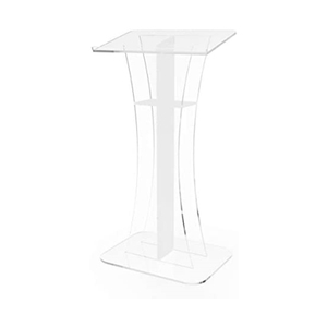 <span class=keywords><strong>Pupitre</strong></span> en acrylique durable, présentoir transparent en acrylique, lutrin pour présentations, églises, mariages - Product Image 4