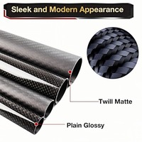 Tige en fibre de carbone 3K, barre ronde pleine de 4 mm, usinée sur mesure par CNC, haute résistance pour cadre de drone, modèle RC, cerf-volant, canne à pêche
