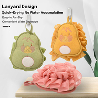 Éponge de bain ovale personnalisée avec logo, douce et exfoliante, pour une mousse riche, idéale pour le corps – Vente en gros