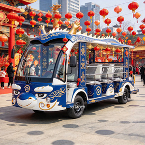 Autobús Turístico Eléctrico Personalizable de 8-23 Asientos, Largo Alcance, Motor de 7.5KW, Ventanas Panorámicas para Transporte de Turistas en Resorts - Product Image 1