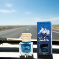 Diffuseur de parfum pour voiture en verre personnalisé de marque premium Aromate, très vendu, avec parfum longue durée et élimination des odeurs, désodorisant suspendu
