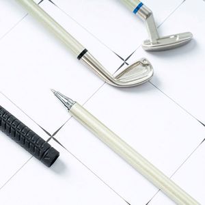 Ensemble de stylos de golf miniature pour cadeau promotionnel - 3 couleurs d'encre, anti-stress de bureau et idée de cadeau d'anniversaire original - Product Image 3