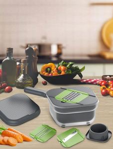 Hot Sales Manual Kitchen Veggie Fruit Shredder Grater Slicer <b>Vegetable</b> Cutter Potato Grater Stainless Steel Kitchen Tool - Product Image 4