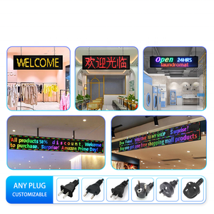 와이파이 및 USB 프로그래밍 가능 스크롤링 <span class=keywords><strong>LED</strong></span> 사인 메시지 보드 풀 컬러 텍스트 이미지 애니메이션 디스플레이 전자 롤링 - Product Image 4