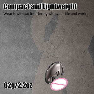 กรงกักเก็บอวัยวะเพศชายไฟฟ้ากรงไก่ควบคุมระยะไกลพร้อมความเข้มของ6 E-stim ล็อคของเล่นทางเพศที่สะดวกสบายสำหรับผู้ชาย - Product Image 4