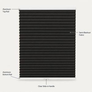 Persianas Celulares Tipo Panal de Abeja, Edición Royal, Persianas Verticales de Vidrio, Fabricante <span class=keywords><strong>Coreano</strong></span>, Inalámbricas, Sin Cable - Product Image 3