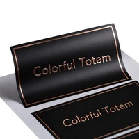 Fabricant d'étiquettes de produits personnalisées, autocollantes, en PVC, imperméables, en rouleau, impression personnalisée de logo, étiquettes personnalisées