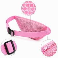 Sac banane événementiel en maille avec logo personnalisé, promotionnel, pour festival, cadeau d'entreprise, vente en gros, fabricant