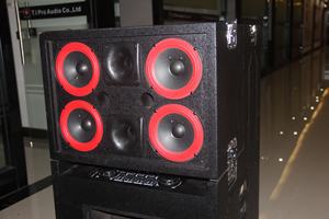 <span class=keywords><strong>Console</strong></span> de mixage audio professionnelle pour DJ avec système de sonorisation Line Array à basses puissantes, <span class=keywords><strong>en</strong></span> métal, impédance 4 Ohms, pour fêtes <span class=keywords><strong>en</strong></span> extérieur, rangement personnalisé - Product Image 5