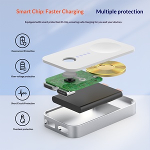 Chargeur sans fil magnétique portable 1200 mAh avec support de charge magnétique pour <span class=keywords><strong>Apple</strong></span> <span class=keywords><strong>Watch</strong></span> - Product Image 4