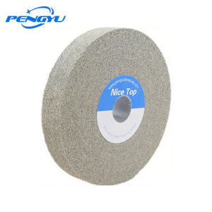 Rueda de desbarbado y acabado EXL 8S FINE - 6x1/<span class=keywords><strong>2x1</strong></span> pulgadas, mineral de carburo de silicio para pulido de titanio y acero inoxidable - Product Image 6