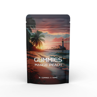 Mini sacs en Mylar Stand up Pouch Gravure Impression Sacs à fermeture éclair Cosmétique PE Imprimé personnalisé 5g 10g 14g C-p-l-mylar Sacs 5x8 Accepter