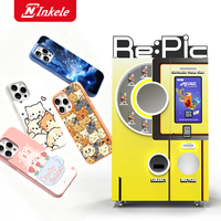 Distributeur automatique de coques de téléphone portable DIY instantanées, machine d'impression de coques de téléphone avec plusieurs options de paiement