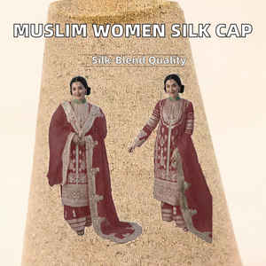 Sharut - Gorros Hijab Interiores Forrados de Jersey de Algodón Modal Premium con Elástico y Lazo Trasero, Mezcla de Seda y Satén, para Mujeres Musulmanas - Product Image 2