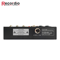Mini mélangeur audio USB à quatre canaux multifonction GAX-MM4 avec contrôleur audio portable 48V Power