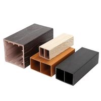 Interior Wpc Tube 100x100MM 50x100mm Wpc Beams WPC Timber Tube Column