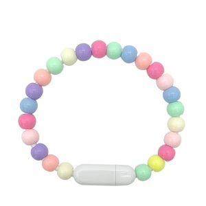 Bracelet de charge rapide en perles arc-en-ciel tendance, câble de données PD 60W Type C vers C, accessoires pour téléphone - Product Image 5