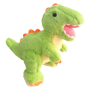 Jolies membres ouverts rose bouche dents douces debout tyrannosaure peluche enfants sûr <span class=keywords><strong>câlin</strong></span> jouet peluche Animal vert dinosaure - Product Image 1