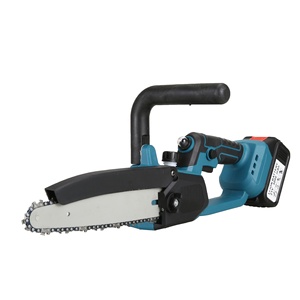 Tronçonneuse sans fil à batterie lithium 21V, sans balais, pour la coupe du bois, l'élagage des arbres, les travaux extérieurs, tronçonneuse de 6 pouces - Product Image 1