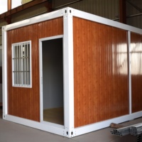 Maison conteneur moderne à assemblage rapide, conception de bâtiment pour bureau, magasin, hôtel, ferme, chambre, en panneaux sandwich d'acier, étanche