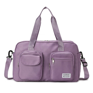 Bolsas de Viaje Expandibles con Logotipo Personalizado, Impermeables, de Oxford, con Bolsillo Frontal con Cremallera, Correas de Hombro Ajustables, Venta al Por Mayor - Product Image 2