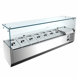 Haute qualité Réfrigération Pizza table de travail réfrigérateur/réfrigérateur commercial établi/congélateur Guangzhou - Product Image 1