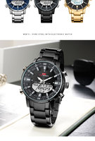 Jam Tangan Pria KAT-WACH 1815, Merek Bisnis, Olahraga, Fashion Casual, Relogio Masculino, Jam Tangan Quartz LED Digital Anti Air