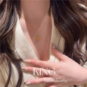 คิงสตาร์ เอส 925 สร้อยคอเงินชุบทองสำหรับทุกเพศสวมใส่ได้ทุกวัน - Product Image 5