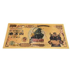 Пластиковая коллекционная карточка-банкнота «Алхимик» из японского аниме, позолоченная 24-каратным золотом - Product Image 2