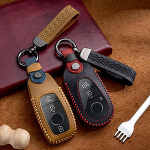 Funda de Cuero para Llaves de Coche Mercedes Benz, Carcasa Protectora para Llaves de Benz Clase C, S-Class, E260L, Venta al Por Mayor - Product Image 6