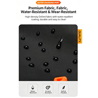 Sac à dos imperméable en nylon grande capacité multi-poches pour homme, femme, étudiant, école, voyage, ordinateur portable, sport décontracté