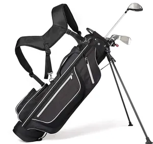 Kostenlose Probe Leichte Golf-Stand tasche Profession elle Pitch-Golf tasche Ideal für Driving Range, Par 3 und Executive-Kurse