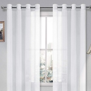 Cortinas y cenefas transfronterizas transparentes Dori de color sólido, Comercio Exterior Shaoxing de eBay para <span class=keywords><strong>Amazon</strong></span> - Product Image 6