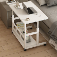 Bureau d'étude rectangulaire réglable en hauteur de style moderne Meida, en bois de haute qualité, pour chambre d'enfant, bureau à domicile, salon