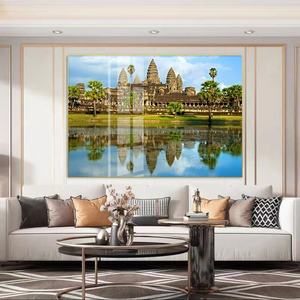 Personalización al por Mayor, Impresión HD, Fotografía de Paisajes Urbanos, Cuadro Decorativo para el Hogar, Pintura en Porcelana de Cristal con LED - Product Image 2