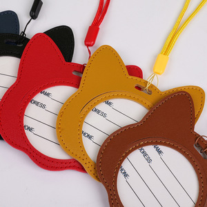 ป้ายติดกระเป๋าเดินทางแบบกำหนดเอง ป้องกันข้อมูลส่วนตัว ลายแมวน่ารัก ป้ายติดกระเป๋าเดินทาง ป้ายชื่อ ป้ายบัตรประจำตัว - Product Image 4