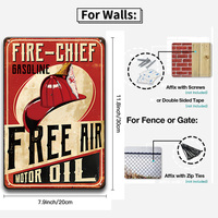 Panneau métallique rétro en étain, thème Huile Moteur Essence, Freedom Ampol Husky, pour décoration murale de garage, de garage masculin et de atelier automobile