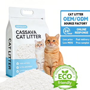 Arena para <span class=keywords><strong>Gatos</strong></span> de Almidón de Maíz de 2 kg, Diseño Gratuito, Ecológica, Sin Polvo, Altamente Absorbente, Antiadherente, <span class=keywords><strong>Precio</strong></span> de Fábrica al por Mayor - Product Image 1