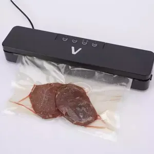 Automatische Lebensmittel verpackung Vakuum ier maschine elektrische Lebensmittel lager maschine Haushalts vakuum ierer mit Beutel und Cutter