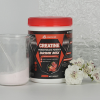 Creatina Monohidrato Bioactiva Micronizada Sabor Fresa de Alta Pureza para Entusiastas del Gimnasio, Suministro al por Mayor de Marca Privada, 37 Porciones
