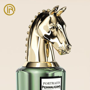 Capsules de parfum en zamac à tête de cheval magnétique-Style équestre pour lignes premium - Product Image 1