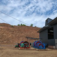 Plateforme de forage souterraine de 16 m de hauteur, 25 tonnes, pour diamètre de puits de 3,5 à 5 m, pour la construction minière souterraine