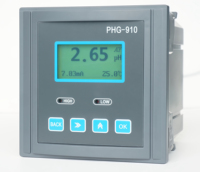 Analizador de pH de Alta Precisión 0.05pH, Medidor de Acidez Continuo en Línea con Pantalla LCD Retroiluminada y Compensación Automática de Temperatura