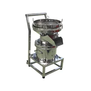 Small Filtering Stainless Steel Vibrating Sifter Separator 450 Type Vibration Round Filter Sifter Machine Filtering Milk