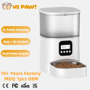 OEM 3L Alimentador Automático <span class=keywords><strong>Pet</strong></span> 5G Wifi Dog Food Dispenser Tuya Alimentador Inteligente <span class=keywords><strong>Pet</strong></span> Microchip Auto Cat Dog <span class=keywords><strong>Pet</strong></span> Alimentador Com Controle App - Product Image 1