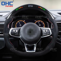 Volant à LED Ohc Motor pour Volkswagen VW Golf 7 Golf7 Mk7 GTI 7 R Golf 7 R DSG en Fibre de Carbone
