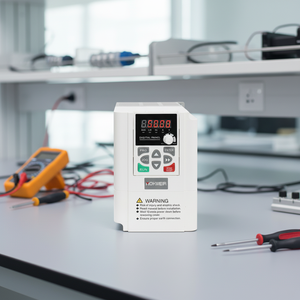 มอเตอร์ไดรฟ์ปรับความถี่ MK100 มินิ สามเฟส 0.4KW-4kW 220V 380V AC สำหรับควบคุมความเร็วคอมเพรสเซอร์ - Product Image 1