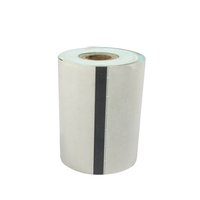 Rollo de etiquetas térmicas de colores al por mayor directo, papel troquelado impermeable para comestibles, Adhesivo de código de barras, acabado superficial laminado
