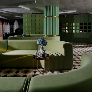 Ánh Sáng Sang Trọng Nhà Hàng Cafe Đồ Nội Thất Thiết Lập Nhung Nhà Hàng Dài Ghế Sofa Cho Nhà Hàng Gian Hàng Thiết Lập - Product Image 1